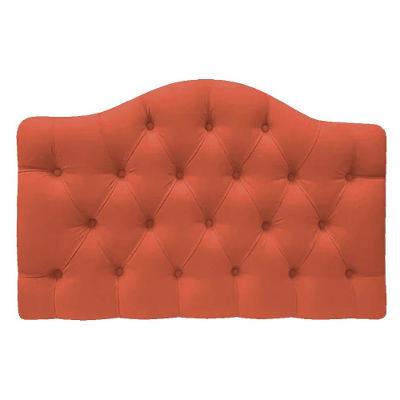 Cabeceira Suspensa Imperatriz 90 Cm Solteiro Suede Terracota