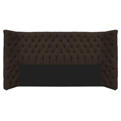Cabeceira King Everest P02 195cm Para Cama Box Corano - Doce Sonho Móveis Marrom
