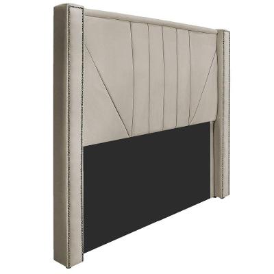 Cabeceira Casal P02 140cm Para Cama Box SuedeBege