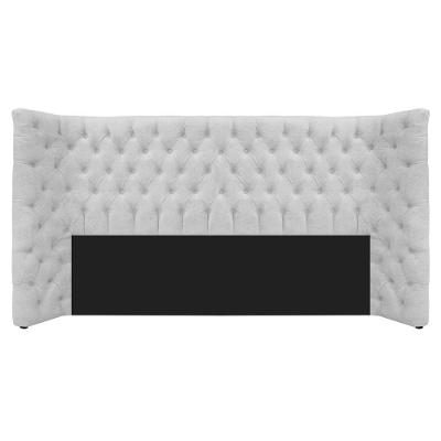 Cabeceira King Everest P02 195cm Para Cama Box Corano Branco
