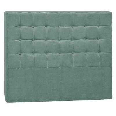 Cabeceira Solteiro Pequim P04 90 Cm Suede Turquesa Tca 946