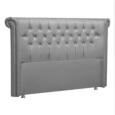 Cabeceira Solteiro Brescia P04 90 Cm Suede Cinza Tca 940
