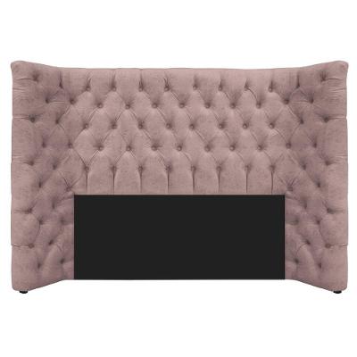 Cabeceira Casal Everest P02 140cm Para Cama Box Linho - Doce Sonho Móveis Rosê