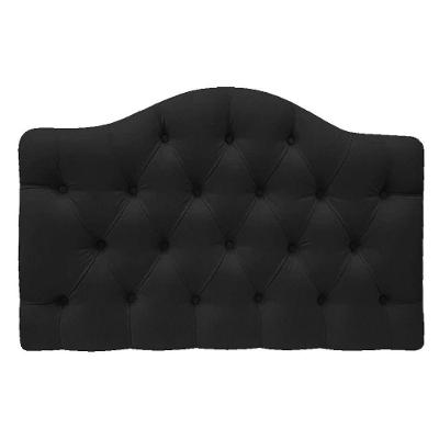 Cabeceira Suspensa Imperatriz 140 Cm Casal Suede Preto