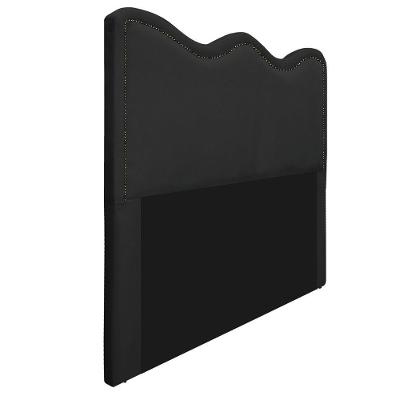 Cabeceira Solteiro Bari P02 90 cm Para Cama Box Preto