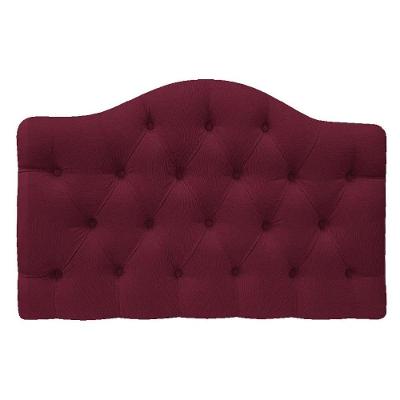 Cabeceira Suspensa Imperatriz 195 Cm King Size Suede Bordô