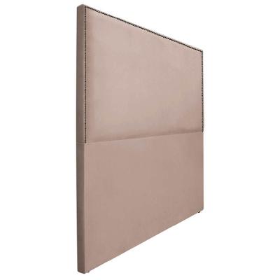Cabeceira Casal Bali P02 140 cm Para Cama Box Suede Rosê