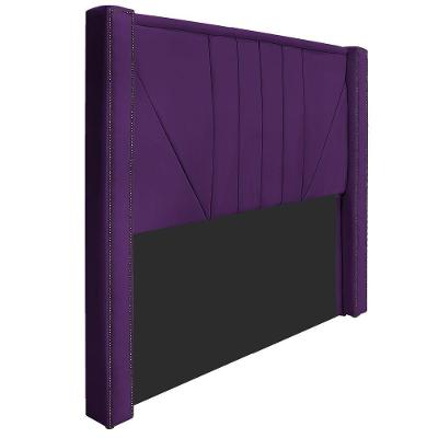 Cabeceira Casal P02 140cm Para Cama Box SuedeRoxo