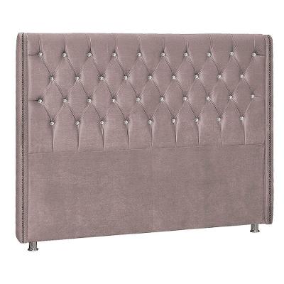 Cabeceira Solteiro Tóquio P04 98 Cm Suede Rosê Tca 949