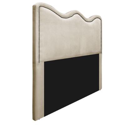 Cabeceira Solteiro Bari P02 90 cm Para Cama Box Bege
