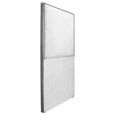 Cabeceira Solteiro Bali P02 90 cm Para Cama Box Suede Branco