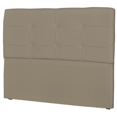 Cabeceira Casal Cama Box 160cm London Corino Areia