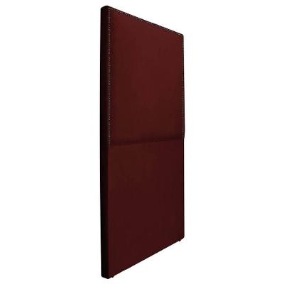 Cabeceira Solteiro Bali P02 90 cm Para Cama Box Suede Bordô