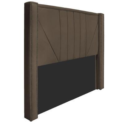 Cabeceira Casal P02 140cm Para Cama Box SuedeMarrom