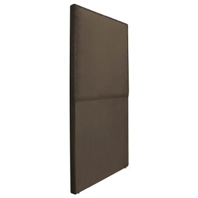 Cabeceira Solteiro Bali P02 90 cm Para Cama Box Suede Marrom