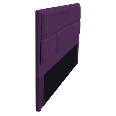 Cabeceira Casal Brick P02 140 Cm Para Cama Box Suede - Doce Sonho Móveis Roxo