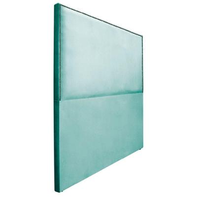Cabeceira King Bali P02 195 Cm Para Cama Box Suede - Doce Sonho Móveis Azul Tiffany