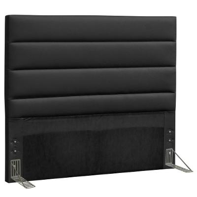 Cabeceira Quarto Casal Queen Greta 160Cm Corano Preto - D'Monegatto
