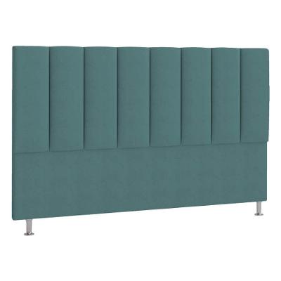 Cabeceira Solteiro Hannover P04 90 Cm Suede Turquesa Tca 946