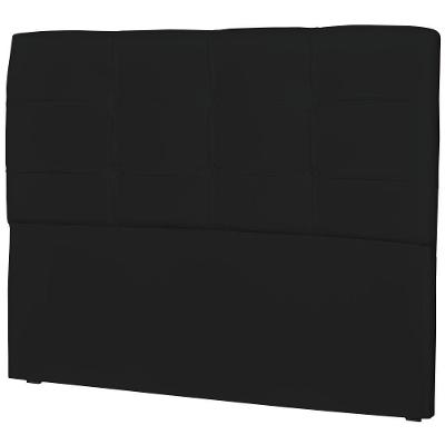Cabeceira Casal 195Cm London Corino Preto - Js Móveis