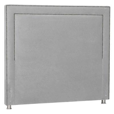Cabeceira Casal Moscou P04 140 Cm Suede Cinza Tca 940