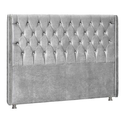 Cabeceira Casal Tóquio P04 140 Cm Suede Cinza Tca 940