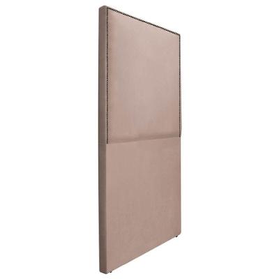 Cabeceira Solteiro Bali P02 90 cm Para Cama Box Suede Rosê
