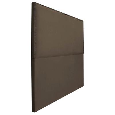 Cabeceira King Bali P02 195 cm Para Cama Box Suede Marrom