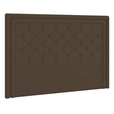 Cabeceira Casal Estocolmo P04 140 Cm Suede Marrom Tca 942