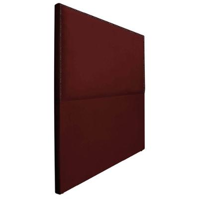 Cabeceira King Bali P02 195 cm Para Cama Box Suede Bordô