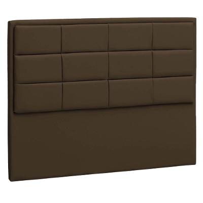 Cabeceira Casal Tallin P04 140 Cm Suede Marrom Tca 942