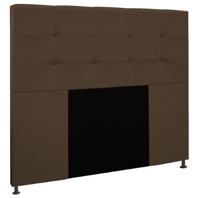 Cabeceira Queen 1,60m Zurique Suede - Pallazio Cor Marrom