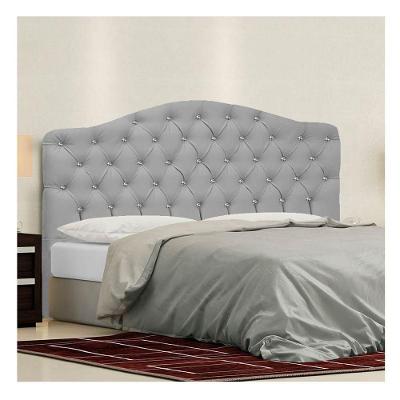 Cabeceira Casal Florence P04 140 Cm Suede Cinza Tca 940