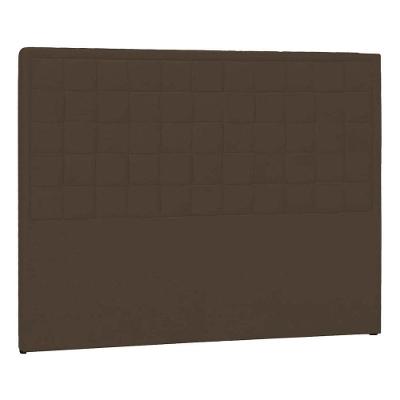 Cabeceira Casal Palermo P04 140 Cm Suede Marrom Tca 942