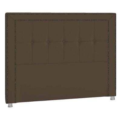 Cabeceira Casal Catania P04 140 Cm Suede Marrom Tca 942