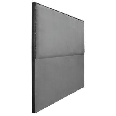 Cabeceira King Bali P02 195 cm Para Cama Box Suede Cinza