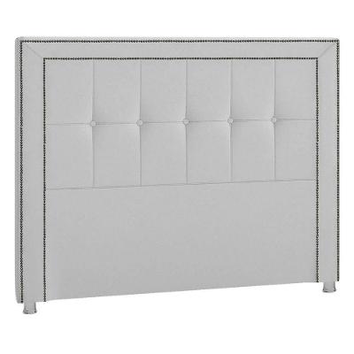 Cabeceira Casal Catania P04 140 Cm Suede Cinza Tca 940