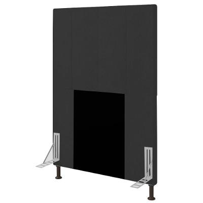 Cabeceira Solteiro 0,90m Munique Corano - Pallazio Cor Preto