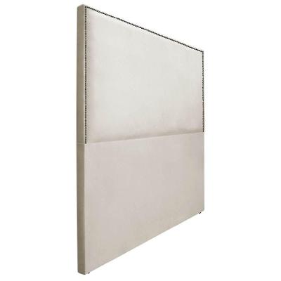 Cabeceira Queen Bali P02 160 cm Para Cama Box Suede Bege