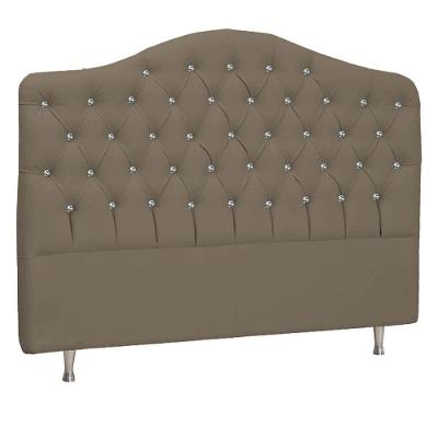 Cabeceira King P04 195 Cm Suede Marrom Claro Tca 945