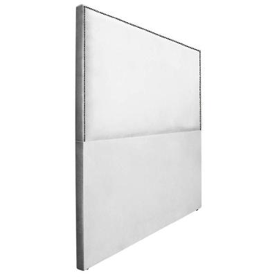 Cabeceira King Bali P02 195 cm Para Cama Box Suede Branco