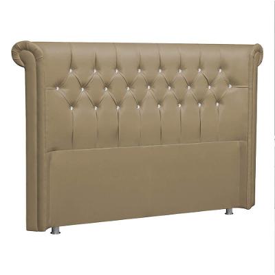 Cabeceira Solteiro Brescia P04 90 Cm Suede Bege