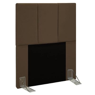 Cabeceira Solteiro 0,90m Genebra Suede - Pallazio Cor Marrom