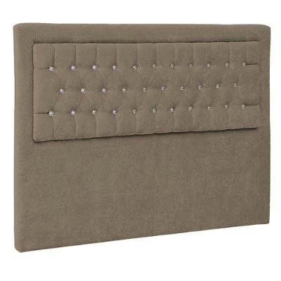 Cabeceira King Iasi P04 195 Cm Suede Marrom Claro Tca 945