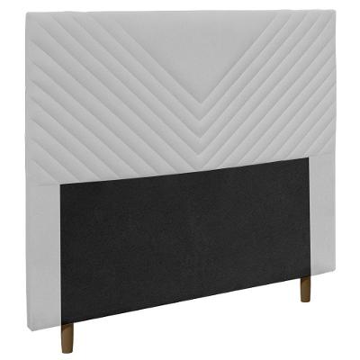 Cabeceira Cama Box Casal King Size Viena 195Cm Branco