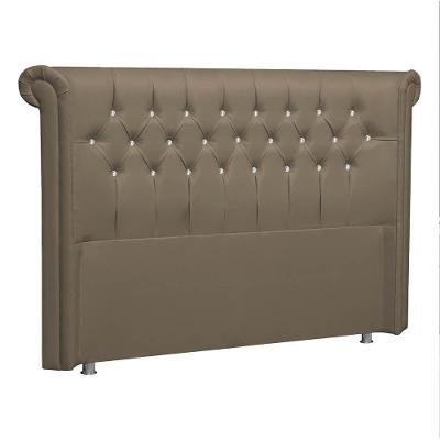 Cabeceira King Brescia P04 195 Cm Suede Marrom Claro Tca 945