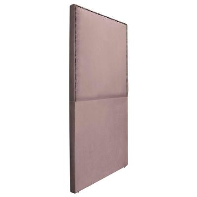 Cabeceira Solteiro Bali 90 Cm Cama Box Linho Rosê