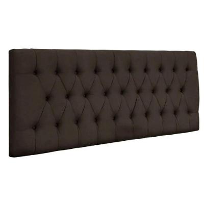 Painel Cabeceira Dubai Para Cama Box-1 Metro-suede Marrom