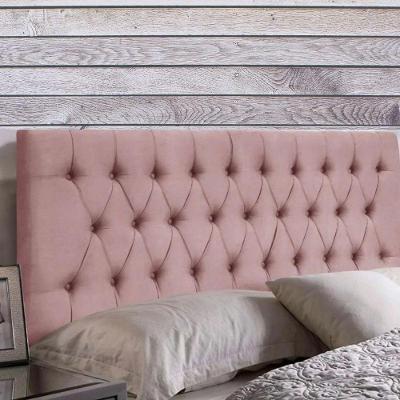 Painel Cabeceira Dubai Para Cama Box-1,58 Mt-veludo Rosa