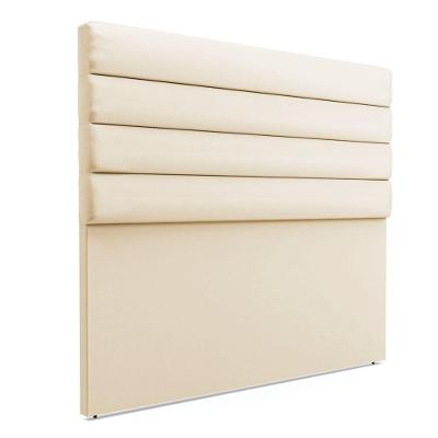 Cabeceira Para Cama Box Queen 160 Cm Corino Bege